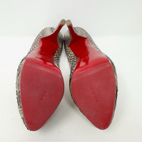 Christian Louboutin Peep Toe Platform Heels  EU 36.5 - Picture 3 of 11